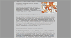 Desktop Screenshot of postmodern-art.com
